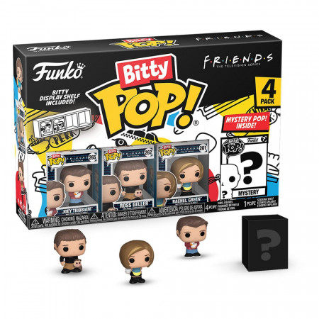 Friends Bitty POP! Vinyl figúrka 4-Pack Joey 2,5 cm